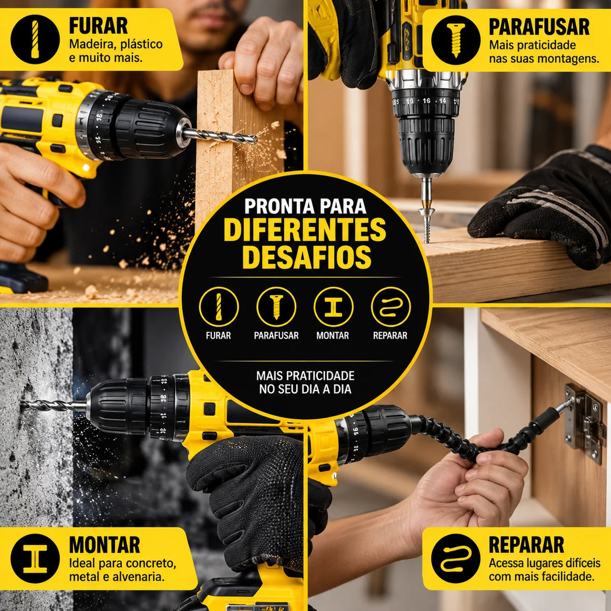 FuraMax Pro 48V – Parafusadeira e Furadeira