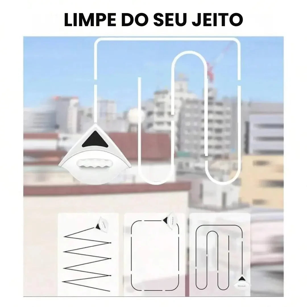 MagniClean Pro™ - Limpador de Vidros