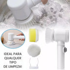 PowerClean - Escova Elétrica Recarregável 5 em 1