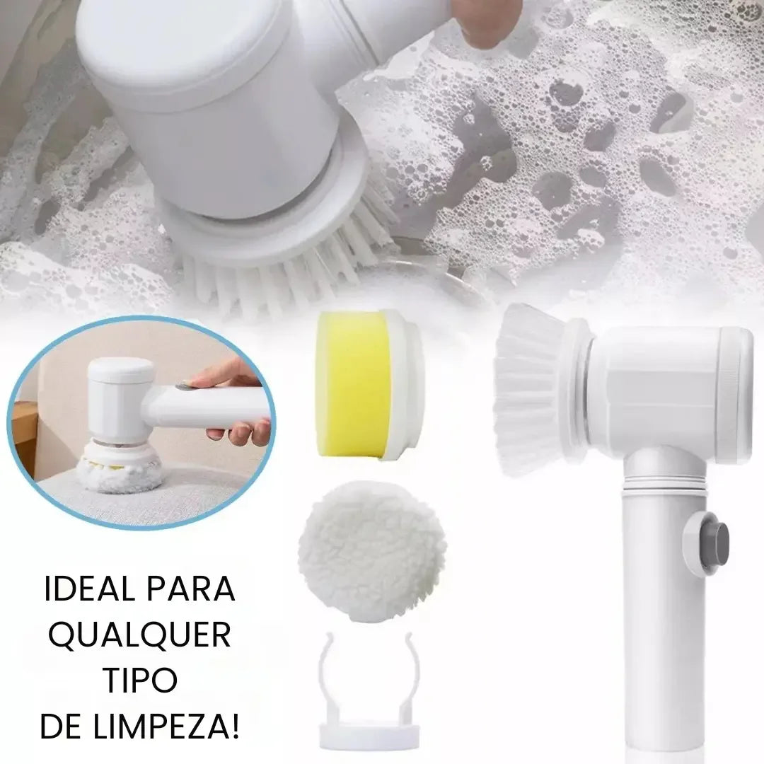 PowerClean - Escova Elétrica Recarregável 5 em 1