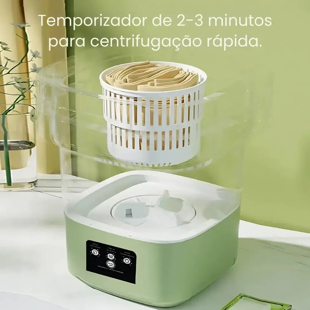 LavaFlex Premium - Mini Lavadora Dobrável 11L