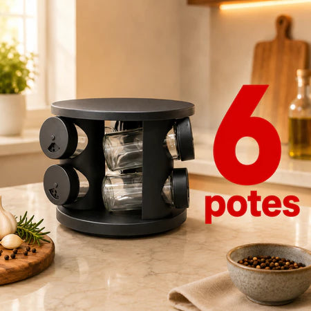 GiroChef – Porta Temperos Giratório