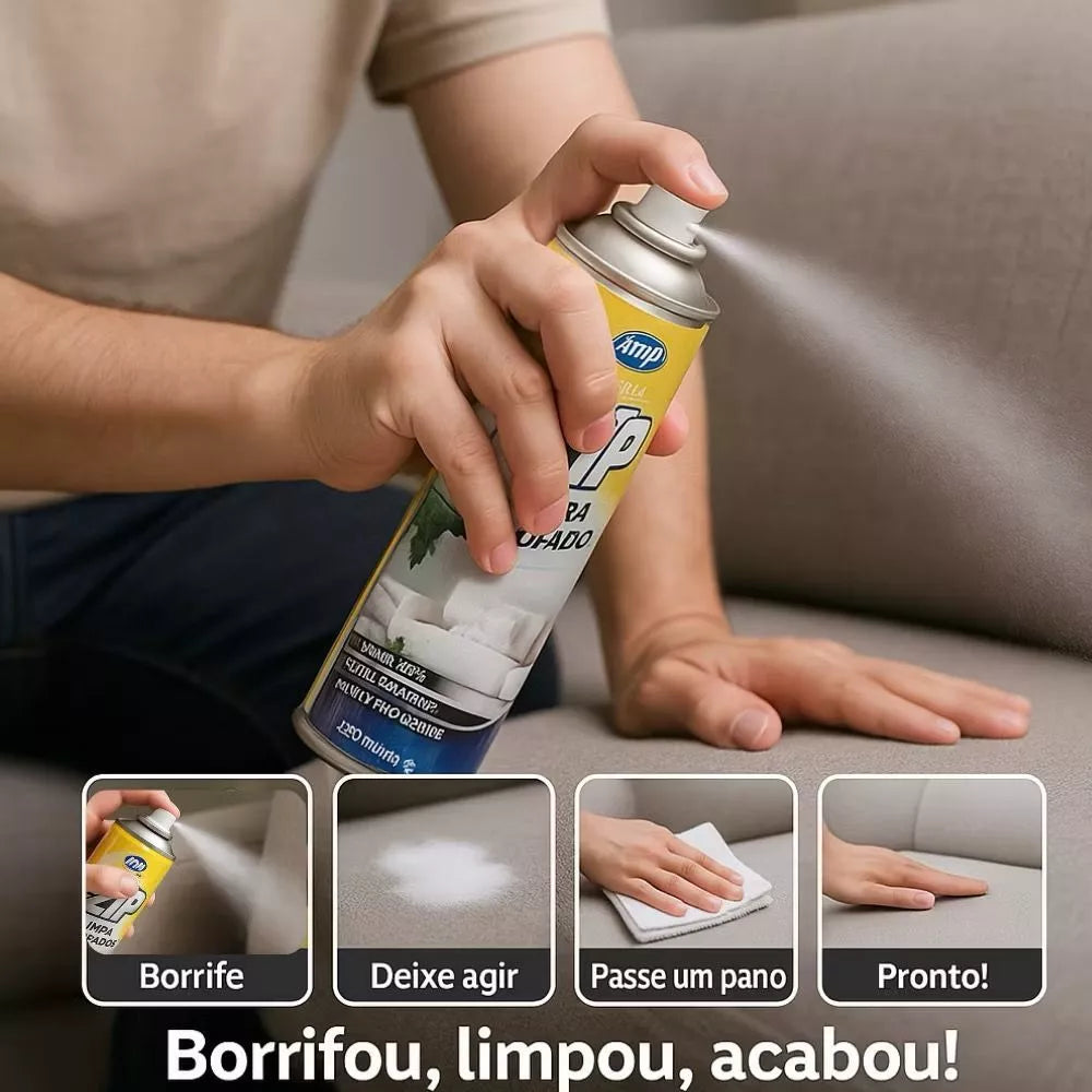 RenovaClean Pro - Espuma de Limpeza a Seco
