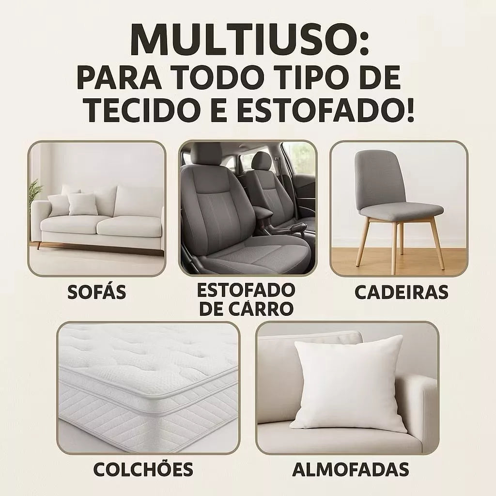 RenovaClean Pro - Espuma de Limpeza a Seco