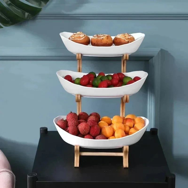 BellaFruta Premium - Fruteira Decorativa de 3 Andares