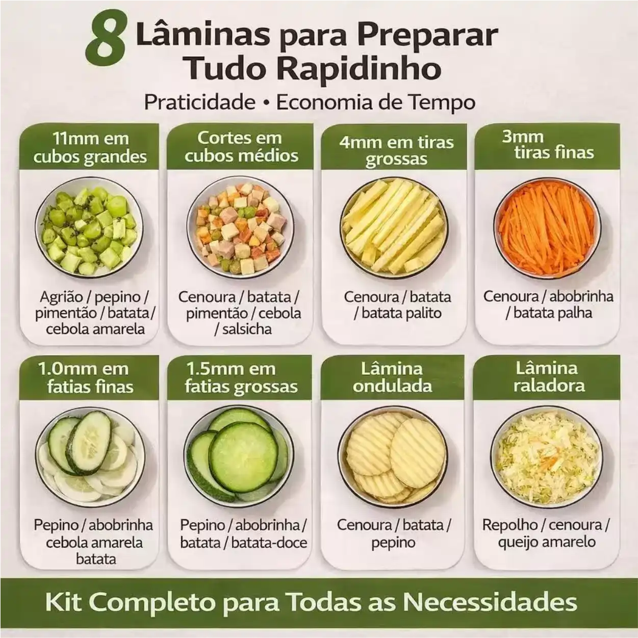 CortaTudo Premium 16 em 1 - Fatiador e Ralador de Legumes