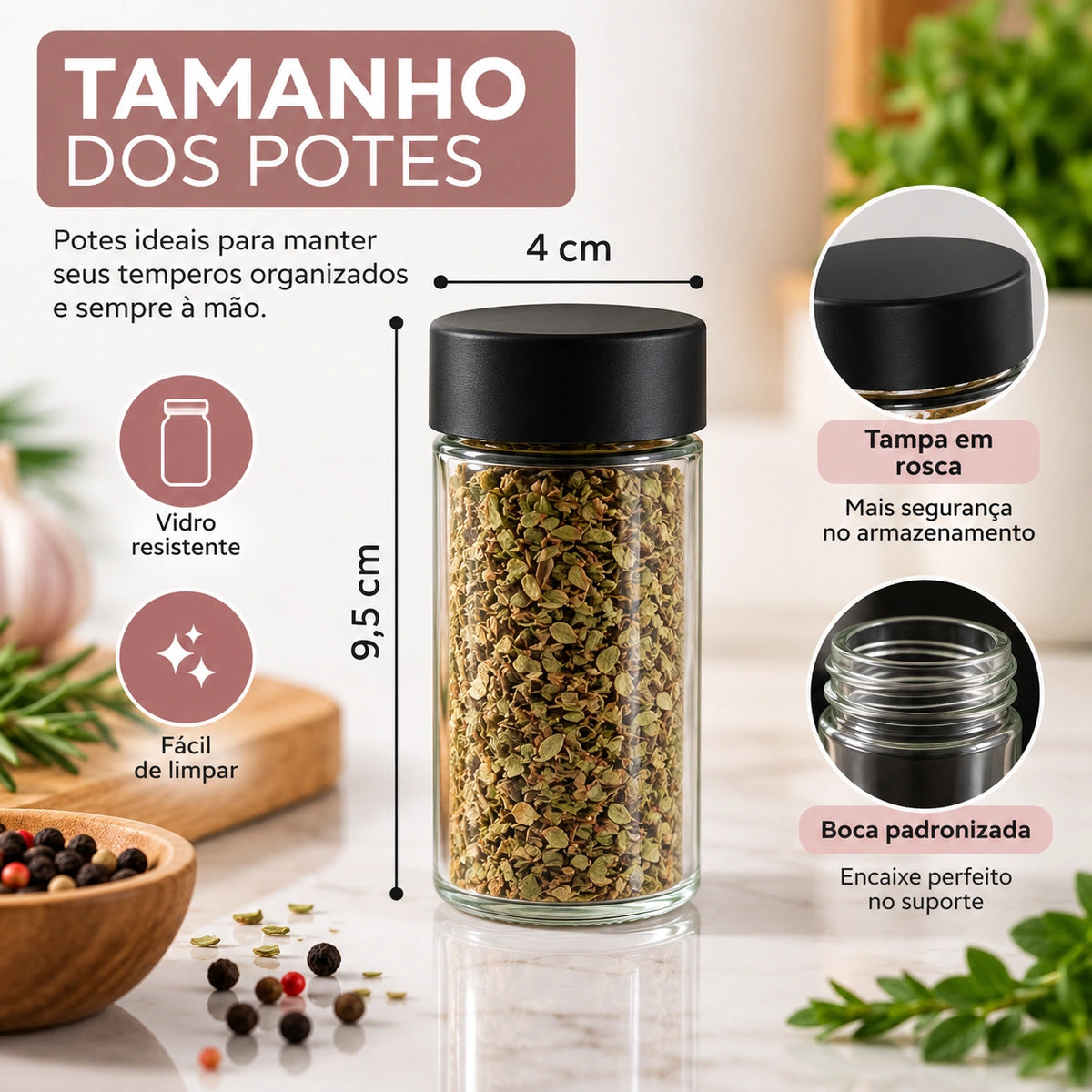 GiroChef – Porta Temperos Giratório