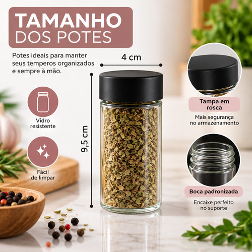 GiroChef – Porta Temperos Giratório