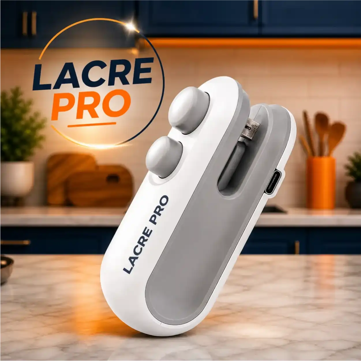 LACRE PRO™  Seladora e Cortadora de Embalagens USB 2 em 1