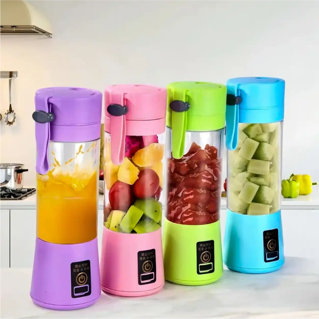 TurboMix Go – Mini Liquidificador Portátil USB