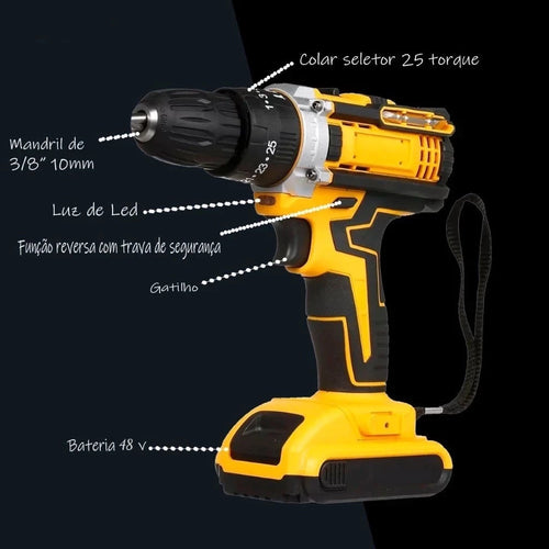 FuraMax Pro 48V – Parafusadeira e Furadeira