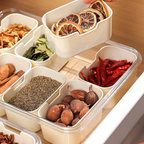 FreshBox Premium – Organizador Hermético para Geladeira com 8 Divisórias