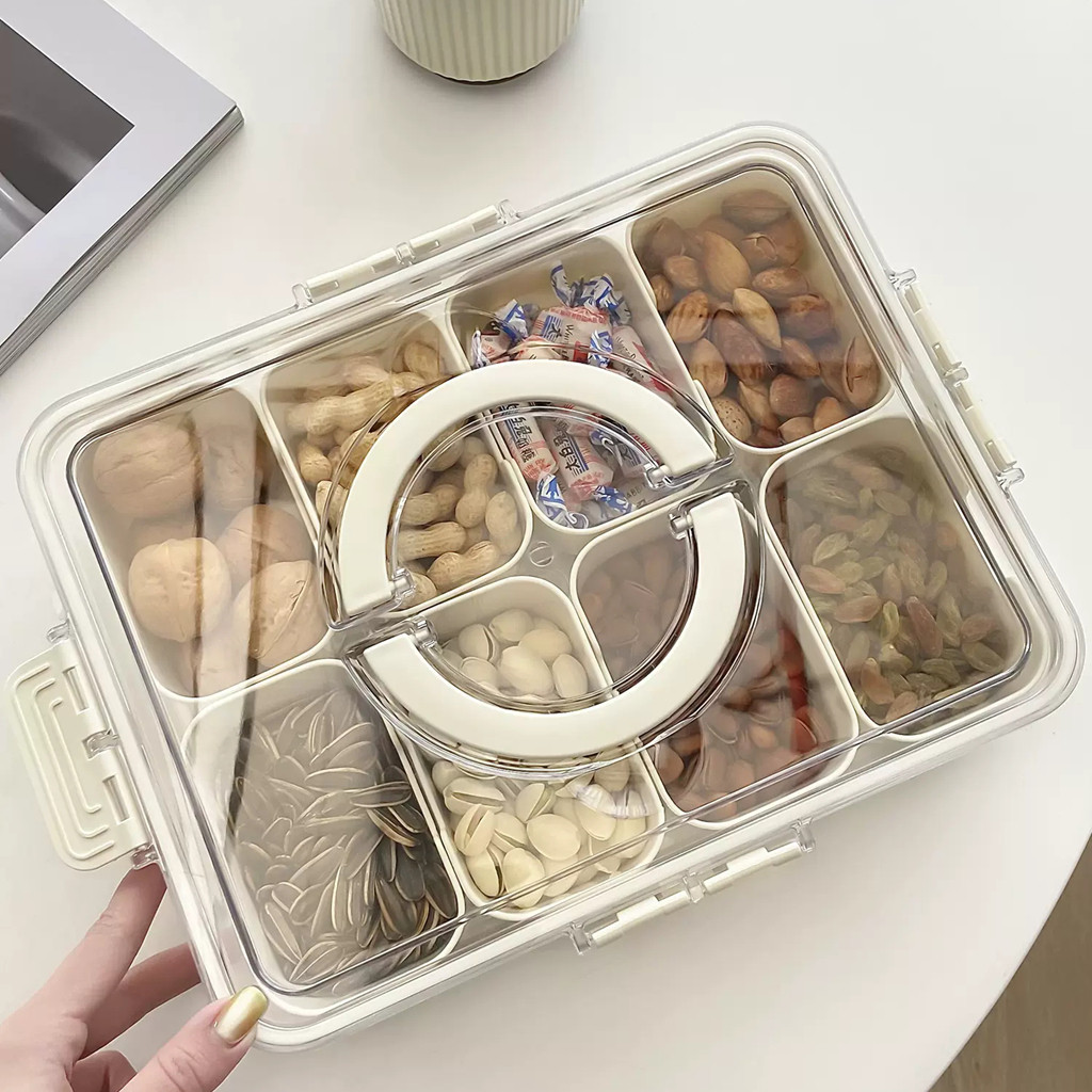 FreshBox Premium – Organizador Hermético para Geladeira com 8 Divisórias