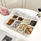 FreshBox Premium – Organizador Hermético para Geladeira com 8 Divisórias