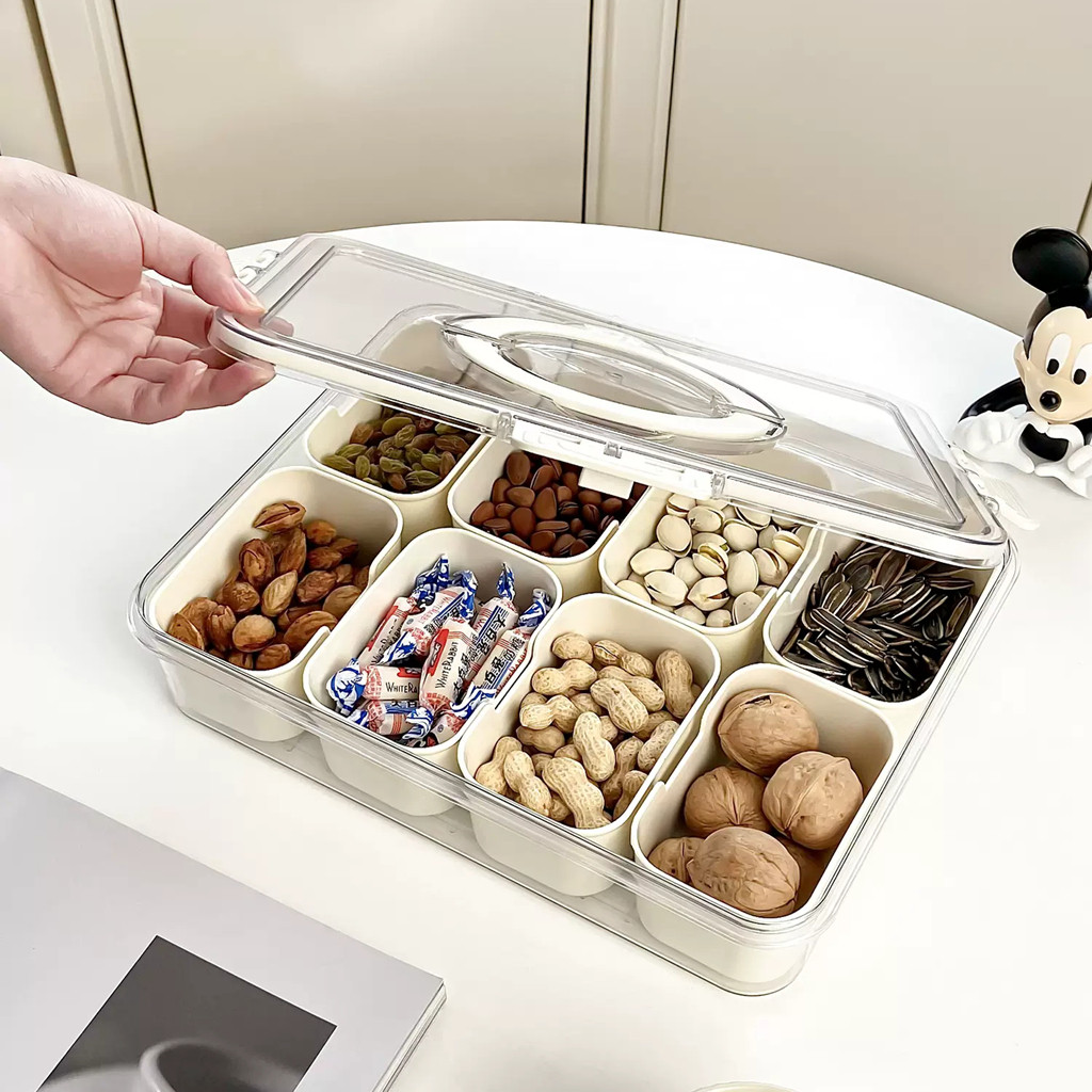 FreshBox Premium – Organizador Hermético para Geladeira com 8 Divisórias